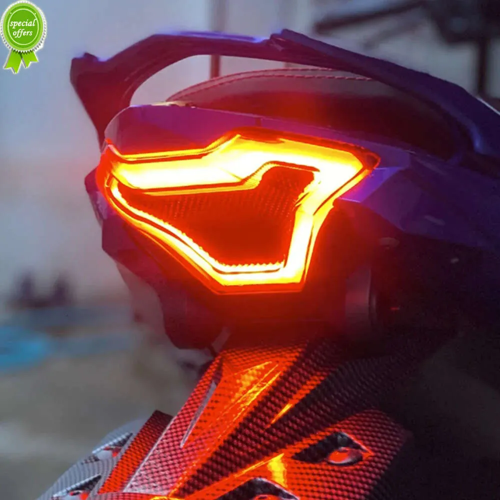 Nuova Moto Fanale Posteriore A LED Freno Indicatore di direzione posteriore Indicatore di direzione Lampada Fanale posteriore per Yamaha YZF R3 R25 Y15ZR MT07 FZ07 LC150 MT-07 YZ-F