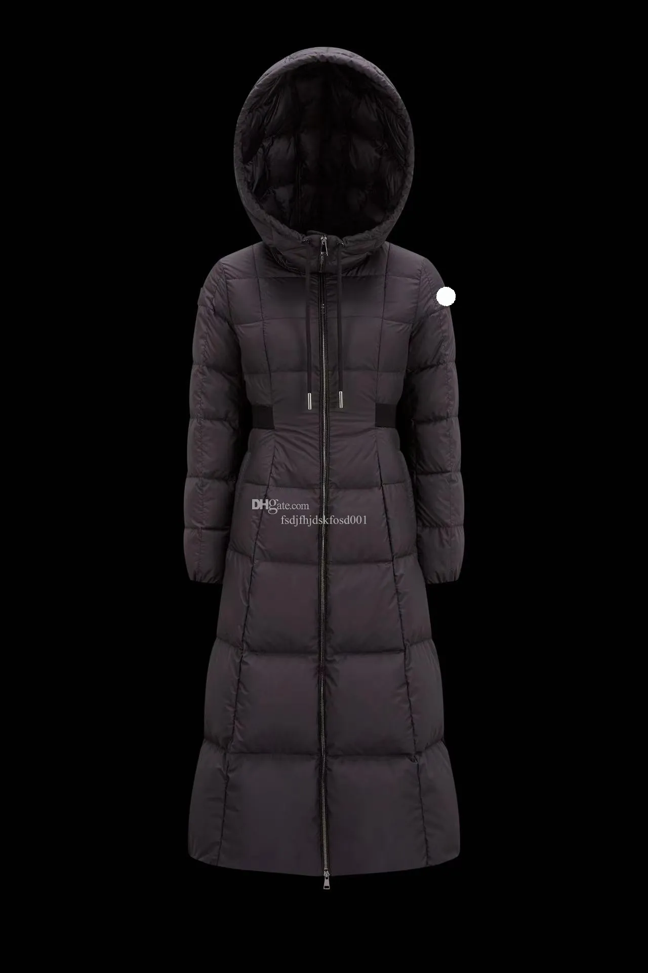 23 Winter neue lange Kapuze Slim Fit Daunenmantel Jacke Damen Schulter mit NFC-Funktion Daunenmantel Größe 0-4