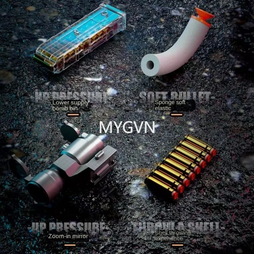 M416 Rifle Soft Bullet Shell Ejection Toy Gun Blaster... From Toygun ...