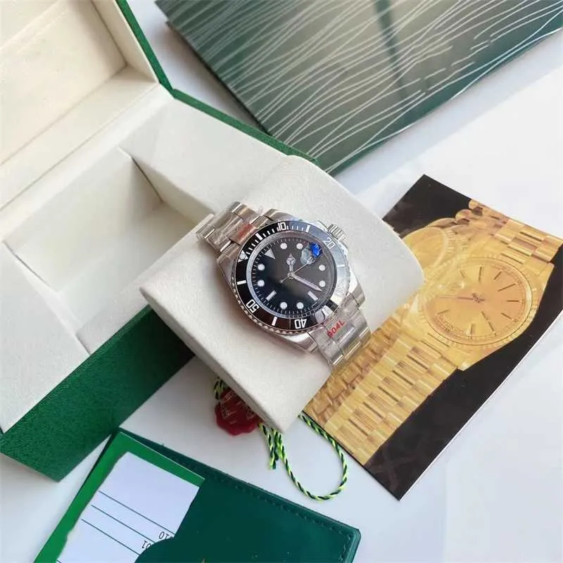 Aaa Top Quality Rolaxs 2023 Orologio 1 1 Orologio da uomo classico Lunetta in ceramica Movimento automatico Orologio meccanico Zaffiro Vita Orologio da uomo impermeabile Reloj Submariner