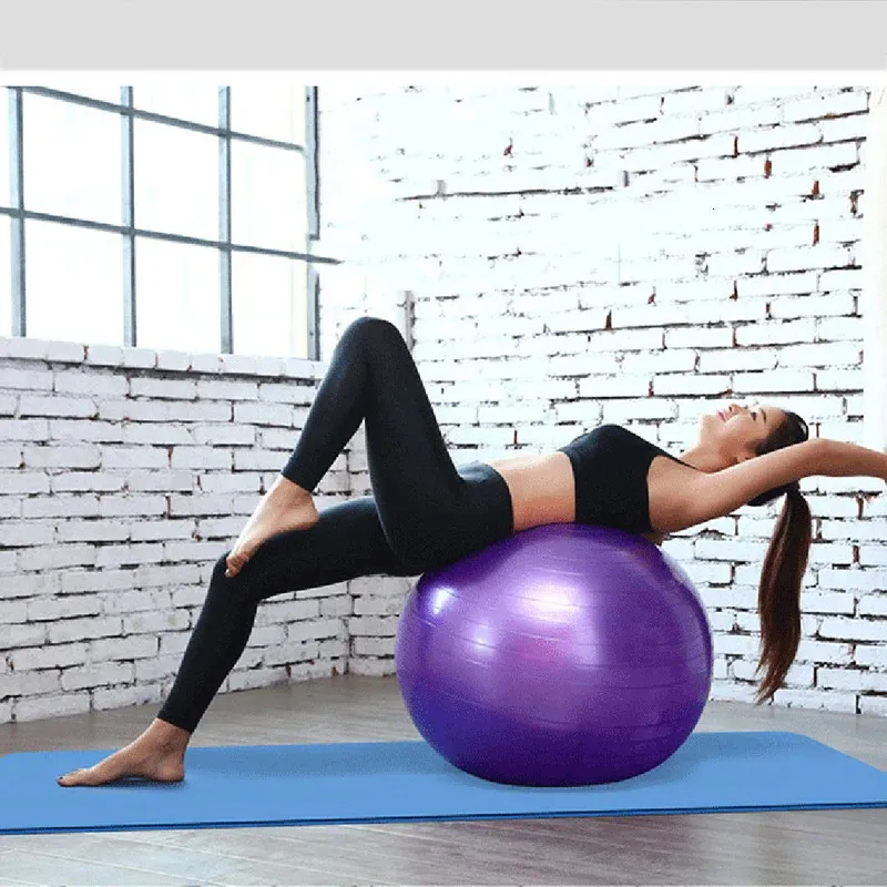 Yoga top top fitness spor pilates doğum fitball egzersiz antrenman egzersiz masaj spor salonu 45cm ekipman 231027