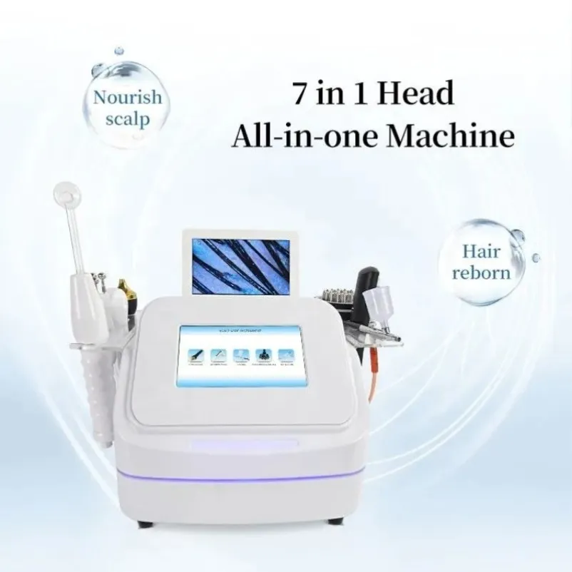 Ny ankomst Hårstödmaskin med kamerahåranalysator Anti-Hair Loss Diode Laser Hårtillväxt Led Light Therapy Machineh Anti Hair Loss