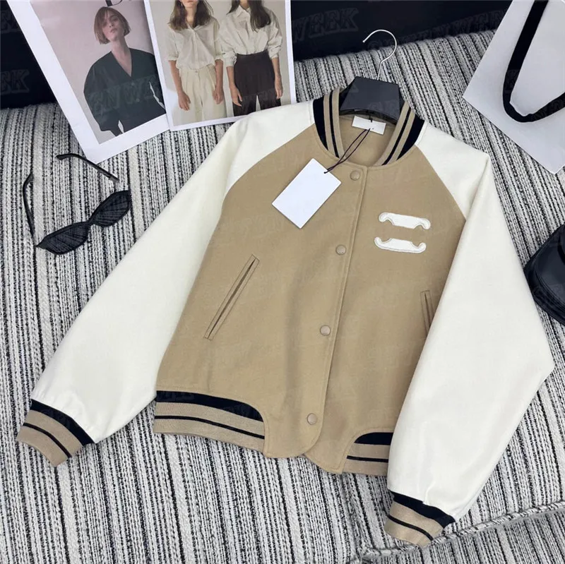 Designer Womens Baseball Jackets Outerwear Fashion Letter Print Short Style Coats Hip Hop Jacket Streetwear