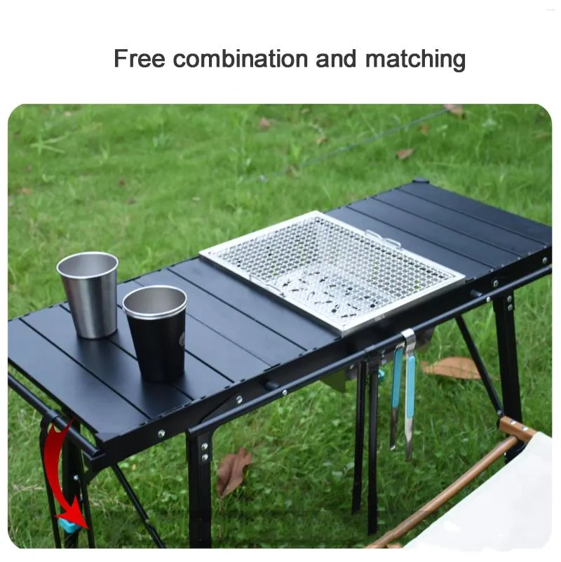 IGT Camping Table Adjustable Height Outdoor Table With Gas Stove Tray Grill From Baiqiliu 249.08 DHgate.Com
