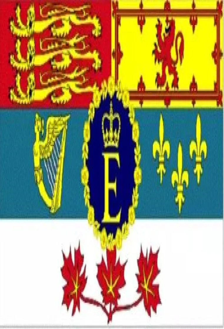 Kanada Royal Standard Flag Flag 3 stóp x 5 stóp Poliester Banner Flying 150 90 cm Niestandardowy Outdoor7216254