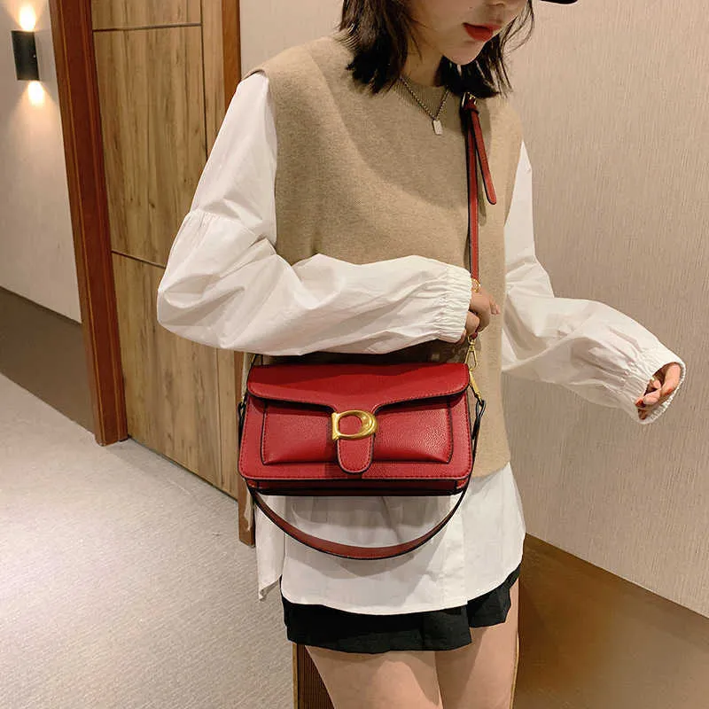 Sacos Store Outlet 2023 Novo Um Ombro Underarm Pequeno Quadrado com Litchi Padrão Crossbody Fábrica Bens de Alta Capacidade Bolsa Feminina Estilo Designer