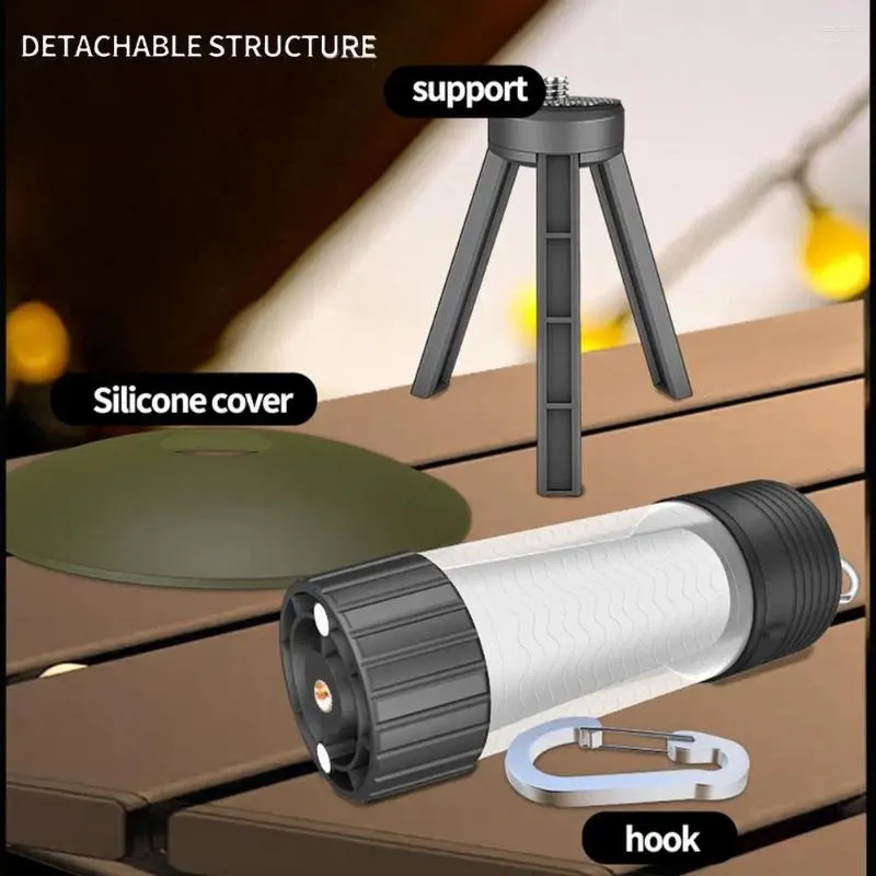 Draagbare lantaarns Outdoor Led-campinglantaarn Multifunctionele hangende tentlamp Noodsituatie met magneet