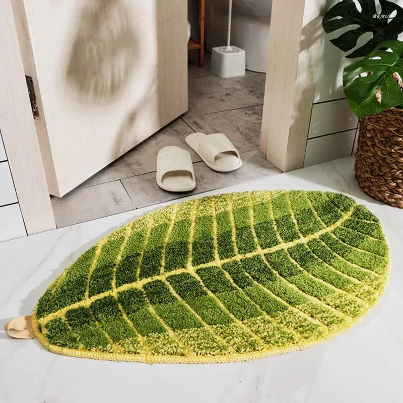 Tapis de porte absorbant l'eau, dessin animé mignon, tapis de cuisine, chambre à coucher, tapis d'escalier décoratif, artisanat de décoration de maison