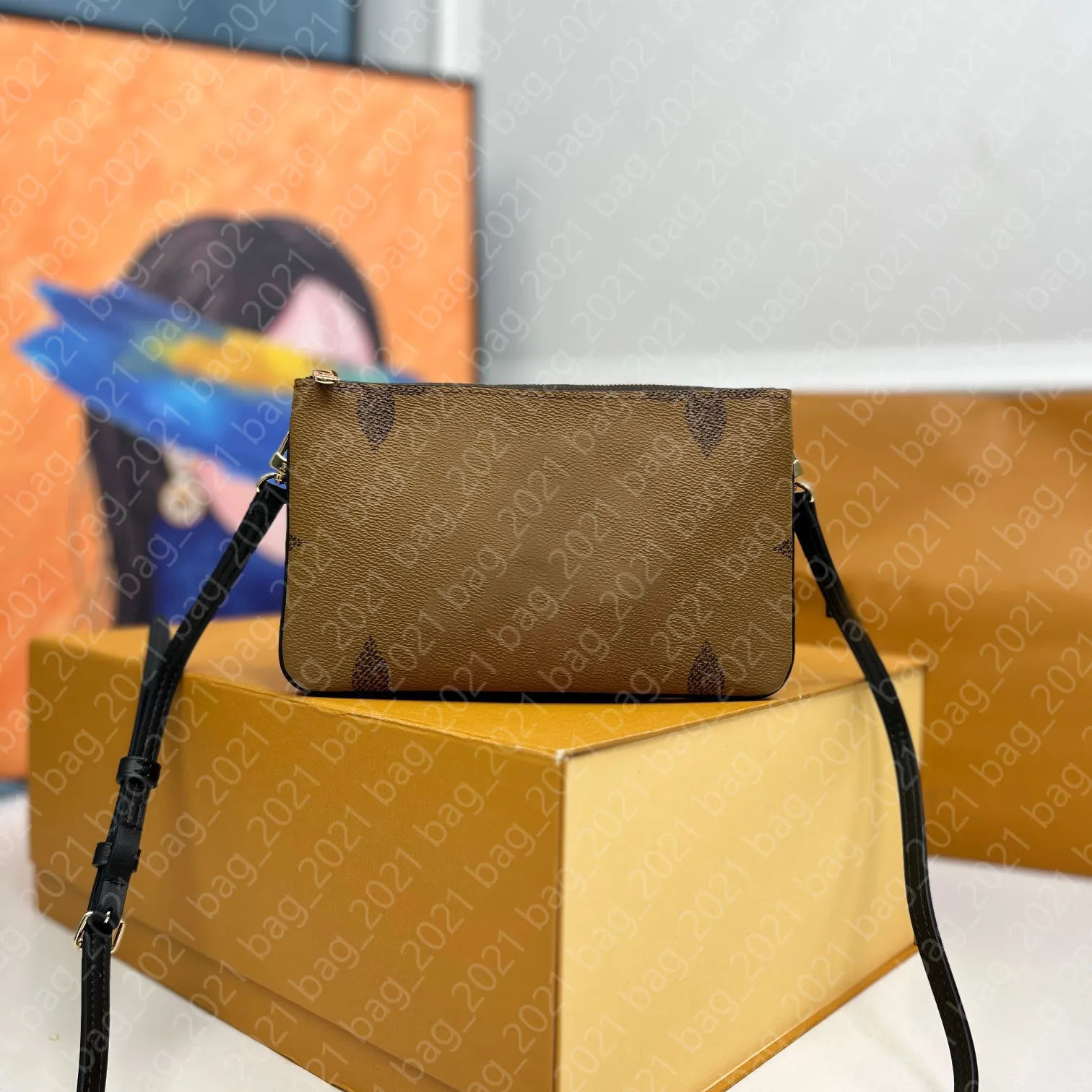 10A Top Quality Womens Designer Shoulder Bag Fashion Luxury Double Zip Pochette Handbag Flowers Letters Crossbody Bags Ladies Mini Evening Purses 69203 From 62 4 DHgate