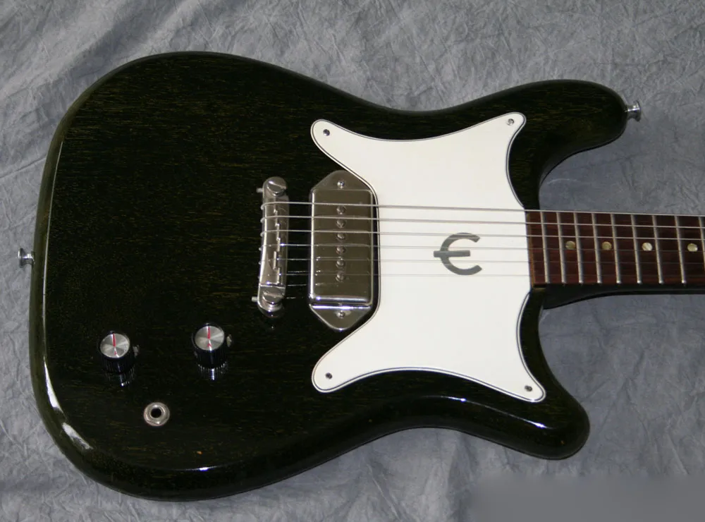 ホット販売高品質のエレクトリックギター1964コロネットシルバーフォックス（＃EPE0233）楽器