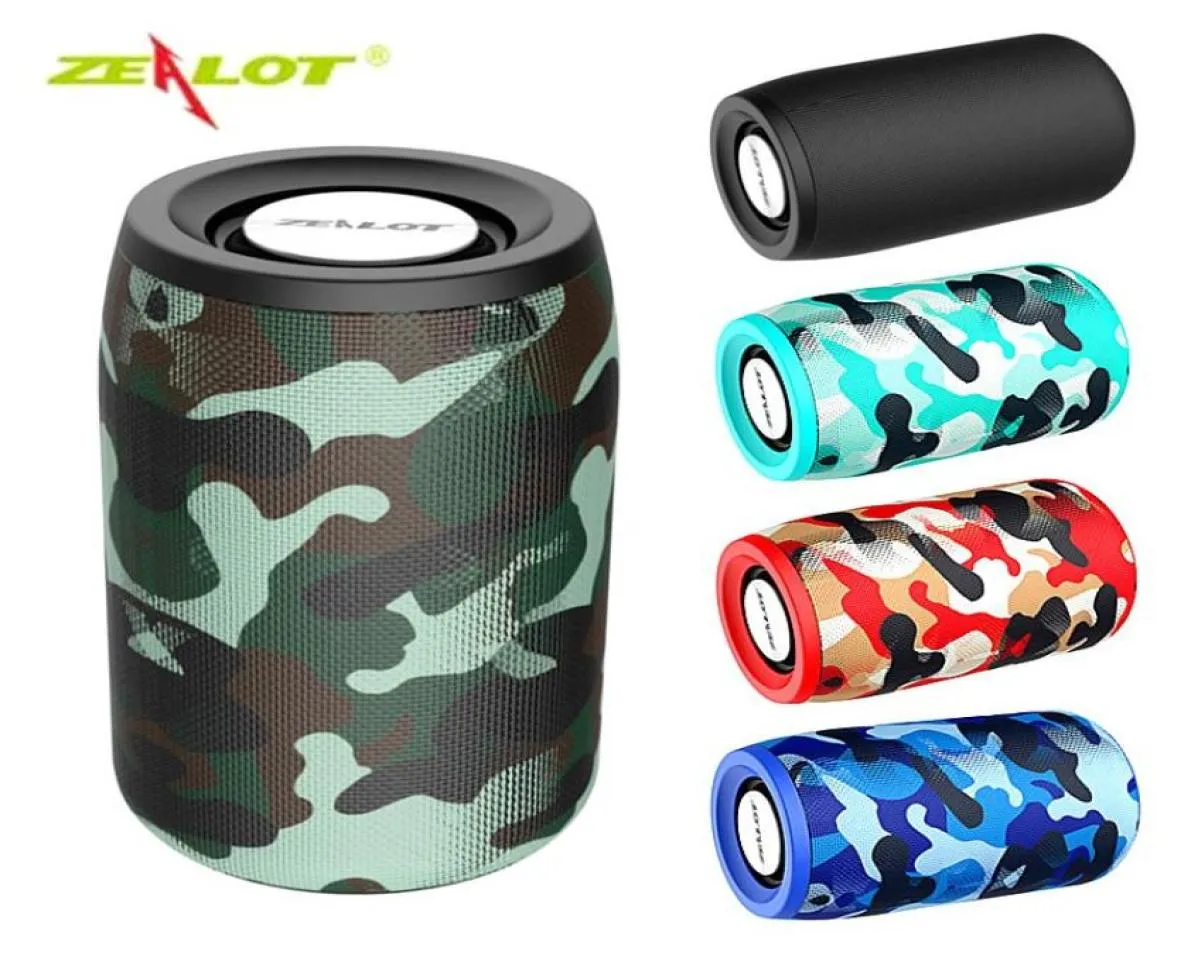 Zealot kraftfullt Bluetooth -högtalare bas trådlös bärbar subwoofer vattentät med FM Radio Support TF TWS USB Flash Drive S32973810