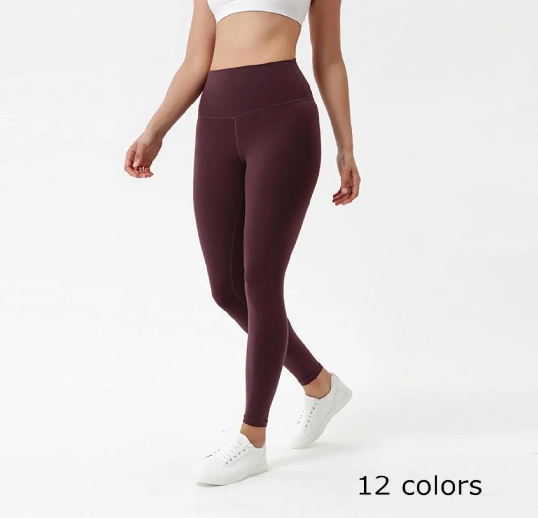 12 kleuren Dames Meisjes Lange Broek Hardloopleggings Dames Casual Yoga-outfits Volwassen sportkleding Oefening Fitnesskleding9386383