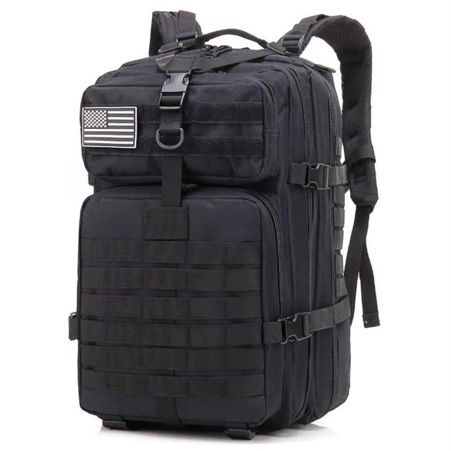 Designer-Icon 34L Tactical Assault Pack ryggsäck Army Molle Waterproof Bug Out Bag liten ryggsäck för utomhusvandring camping Hunti1840