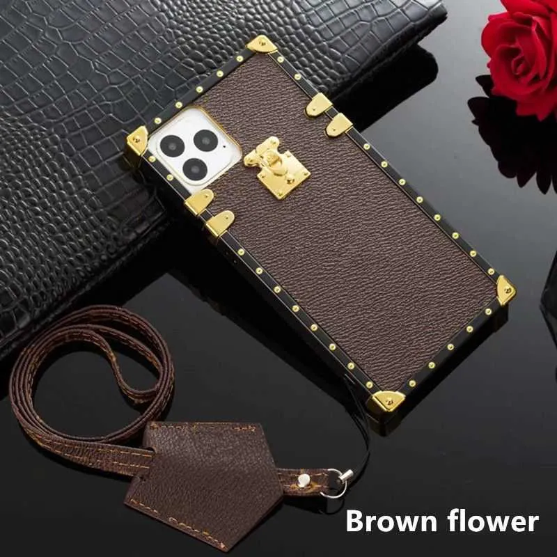 Fashion Designer luxury Square Phone Cases For Samsung Galaxy S23 S22 S21 S20 Note 20 10 iphone 15 14 14Pro 14Plus 13 12 Mini 15Pro 11 Pro Max Xs Xr Leather Cover Case