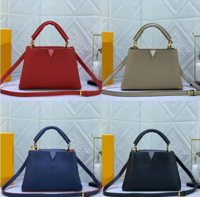 Nouveau sac de designer Sacs à bandoulière de luxe pour femmes Sac à main Designer Bandoulière Portefeuille Femme Sacs à main 2023 Topqualité Haute capacité Couleur unie Choix multicolores