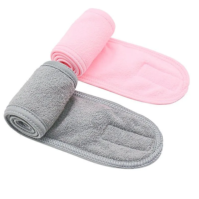 Haarband Stirnband Schweiß Haarband Wrap Dehnbar Waschbar Stirnbänder Für Frauen Sport Gesicht Waschen Make-Up Zubehör 30 Stücke Drop Deliv Dhj3X