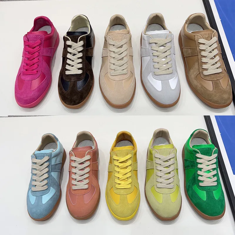 Bulk MM6 Cut Out Casual Shoes: Calfskin Replica Sneakers For