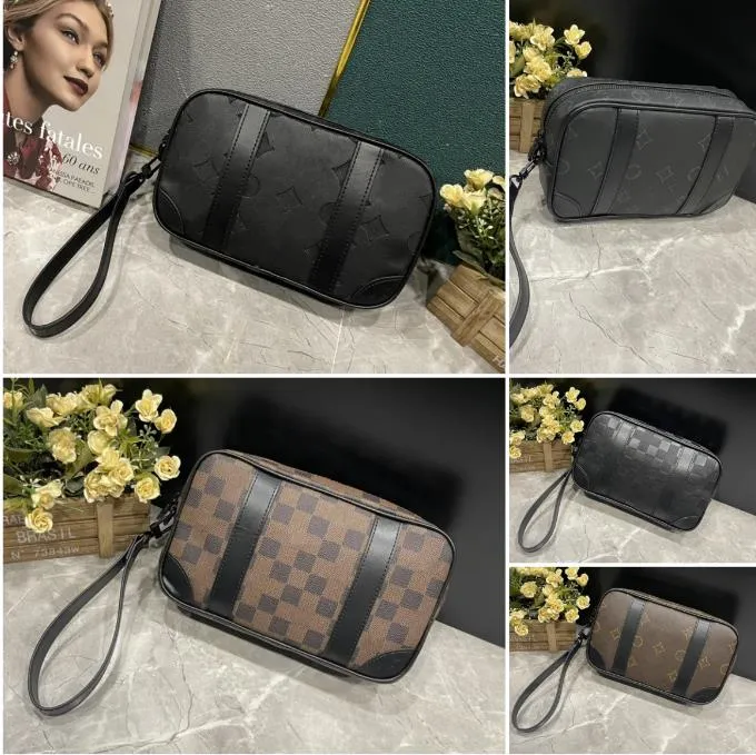 Pochette kasai męska torba sprzęgła Wiele płaskich torebki dla mężczyzny monogramy damier grafitowy designerka dla dzieci torebka torebka męskie luksusowe torby torebki dhgate