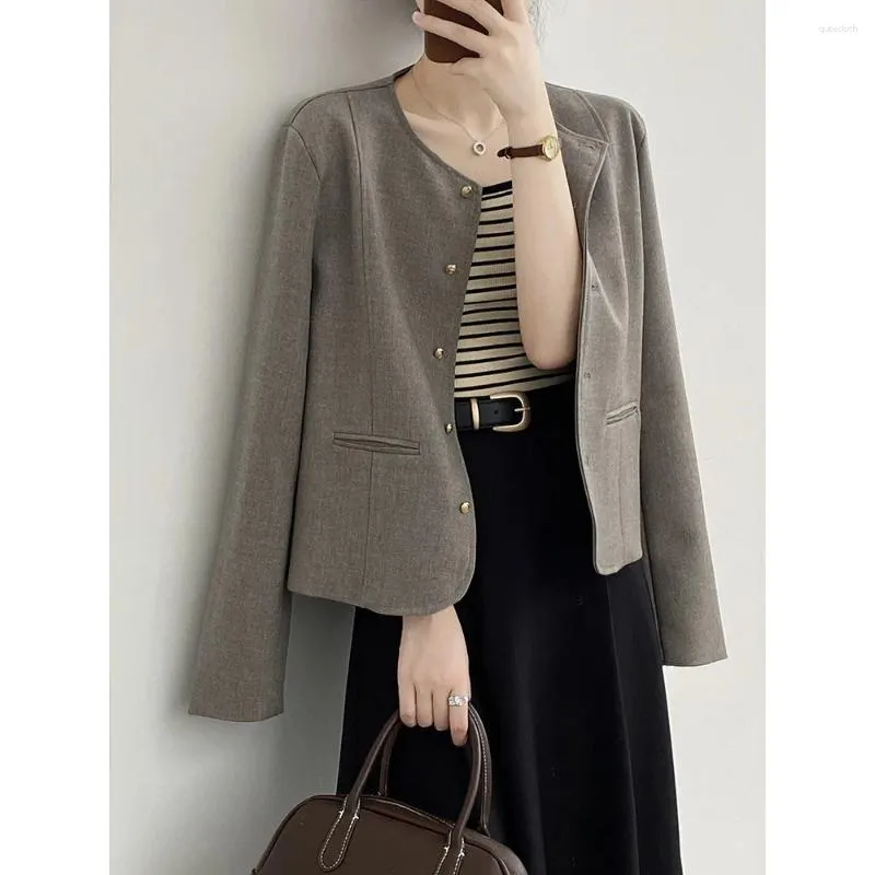 Frauen Anzüge Büro Dame Blazer Exquisite Promi Wenig Duftenden Mantel 2023 Herbst Modische Chinesischen Anzug Top