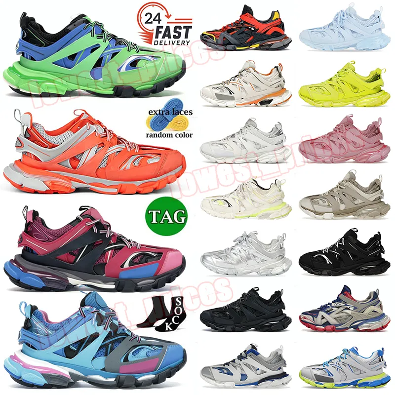 Topkwaliteit Track 3 OG Luxe Casual Schoenen Heren Dames Designer Tracks Runners 3.0 Originele Loafers Tess.s. Gomma lederen nylon bedrukte platformtrainers Dhgate-schoen