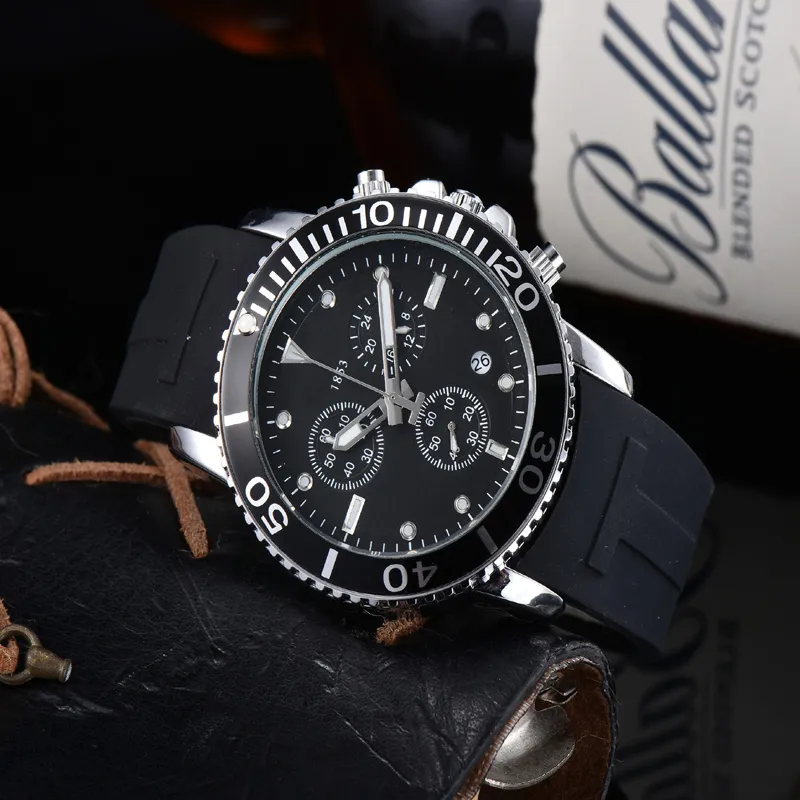 Top Brand Tissoity armbandsur Mänkvinnor Watches Six Needles Quartz Watch 1853 Luxury Wrist-Watch Steel Strap Fashion Prx Designer Watches Armband Ti0018