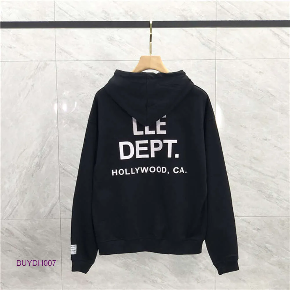 Xsqd Heren Hoodies Designer American Galler Yes Street chic Depts Sweater Mode Veelkleurig Basic Dubbel Katoen Dames Losvallend Lange mouwen Bedrukt Tops