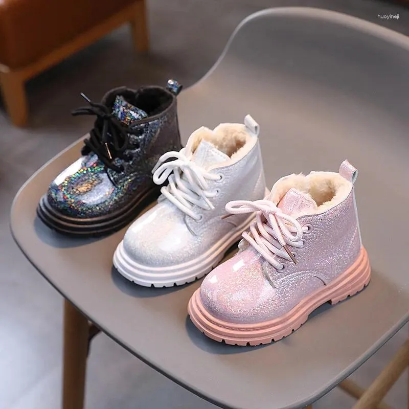 Stivali Bambini Boutique In pelle Per ragazze Semplici classici Moda Bambini Al ginocchio Multi-Color Ragazzi Flash Scarpe invernali lunghe