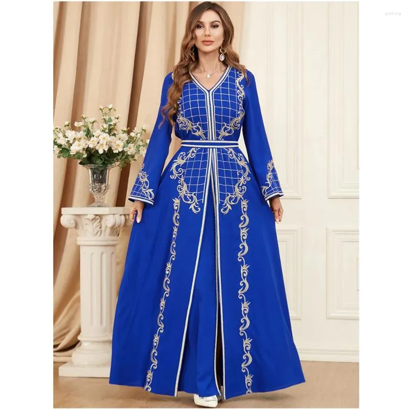 Cheap Embroidery Detailed Abaya Muslim Woman Dress Turkey Clothes
