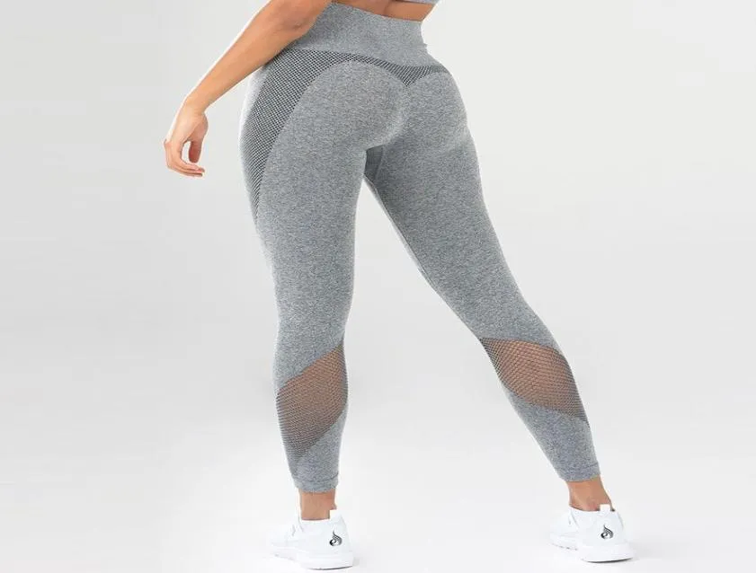 Sports Wear Moto Mesh Yoga Pants dla kobiet legginsy wysokiej talii odzież fitnessowa Kobieta fitness Leggingi Sport Gym1467112