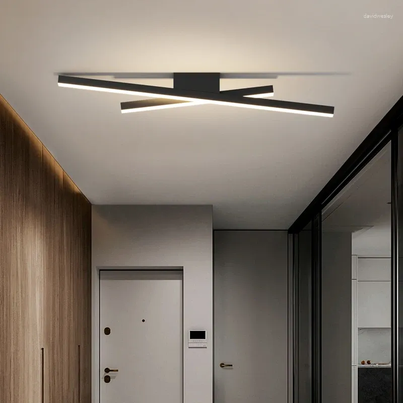 Deckenleuchten, modern, 28 W/38 W, weiß, schwarz, oben und unten, Kronleuchter, LED-Innenwandleuchten für Schlafzimmer, Dekoration, energiesparend