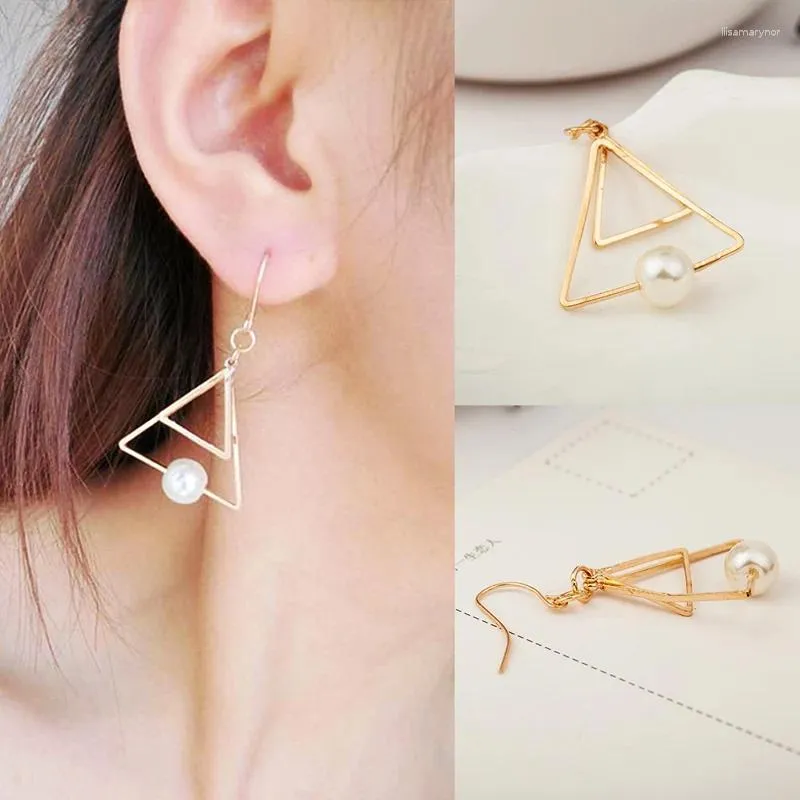 Dangle Earrings ZYZQ Classic O/L Stylish Double Triangle Shaped Drop Trendy Street Snap Women Accessories Wholesale Lots&Bulk 2023