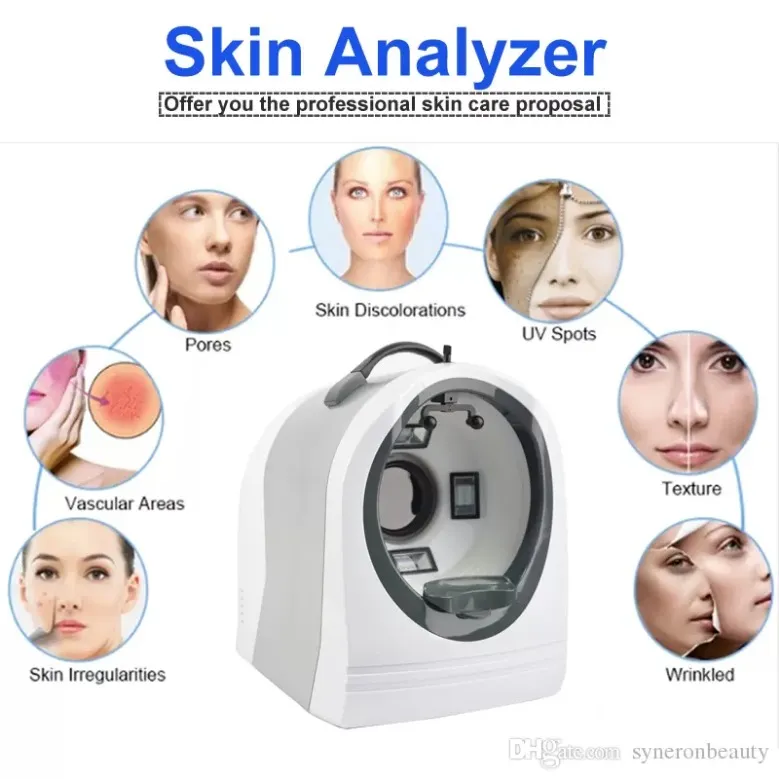 Otros equipos de belleza Máquina de análisis de pruebas de la piel Analizador de belleza Espejo mágico M9 Reconocimiento automático de ojos Nariz Boca Ceja