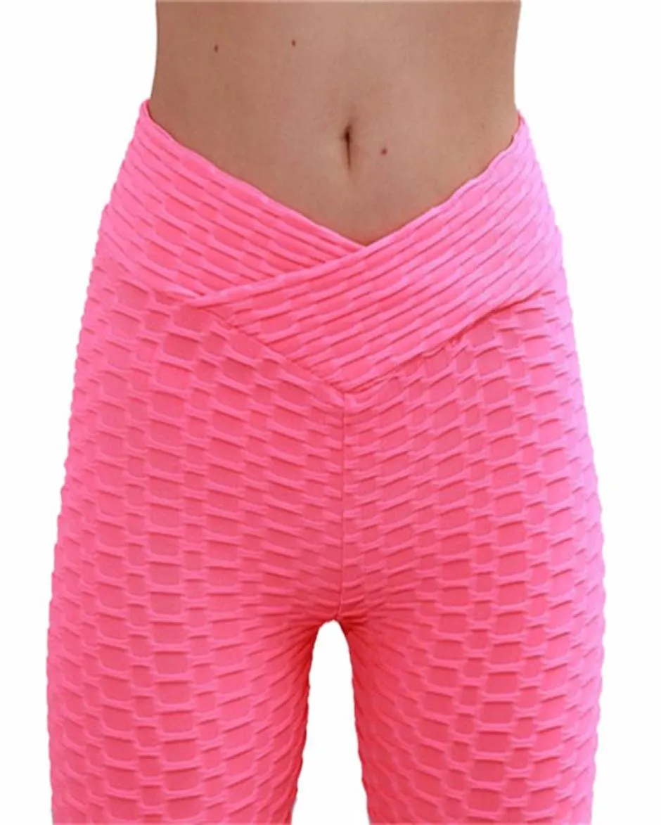 YAKSRNE Damen-Yogahose, Weiß, Sport-Leggings, Push-Up-Strumpfhose, Fitnessstudio, Übung, hohe V-Taille, Fitness, Laufen, Sporthose 3775480