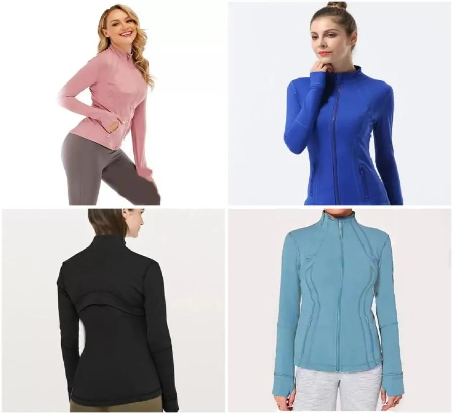 L78 Autumn Winter Top Top Outfit Kurtka Quickdring Yoga Ubrania z długim rękawem do dziury trening Kurtka Kobiet Slim 4680844