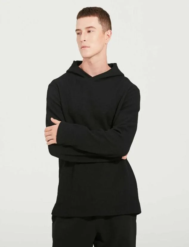 Men039s Stitch Sports Phoodie Seater Yoga Outfits Solid Color Roose Trend Running Fitness Top Workoutカジュアルファッションフード付きCOA9042198