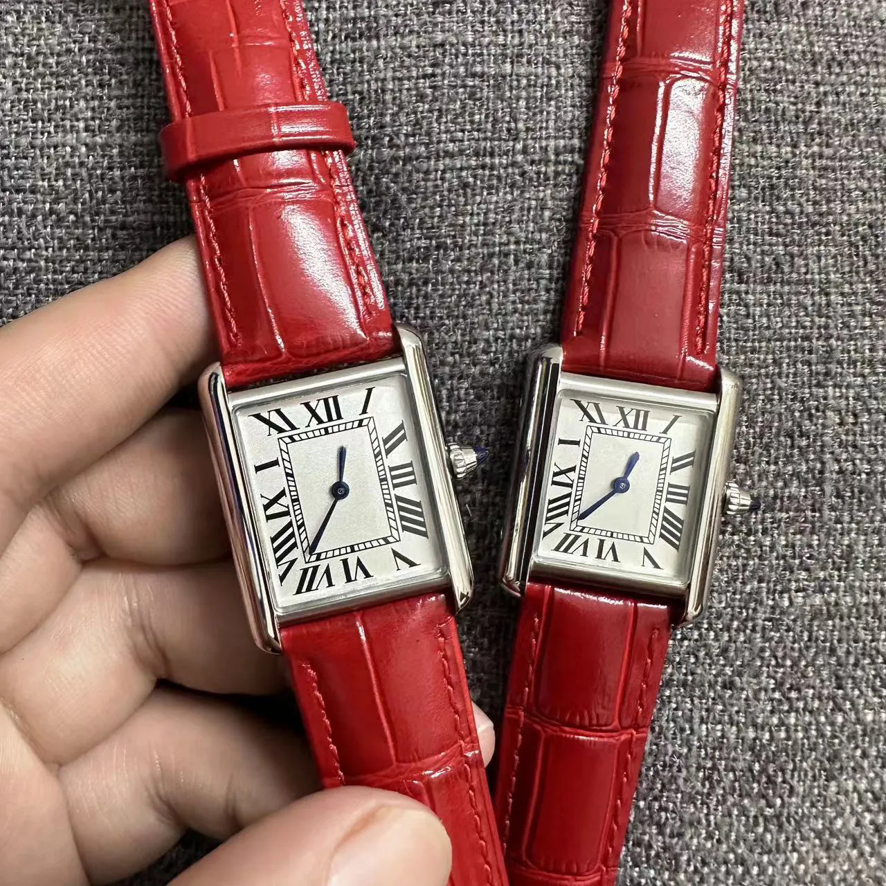 AAA Watch Designer يشاهد الساعات الخاصة بالرجال والنساء 25/27 مم حزامًا من الفولاذ المقاوم للصدأ