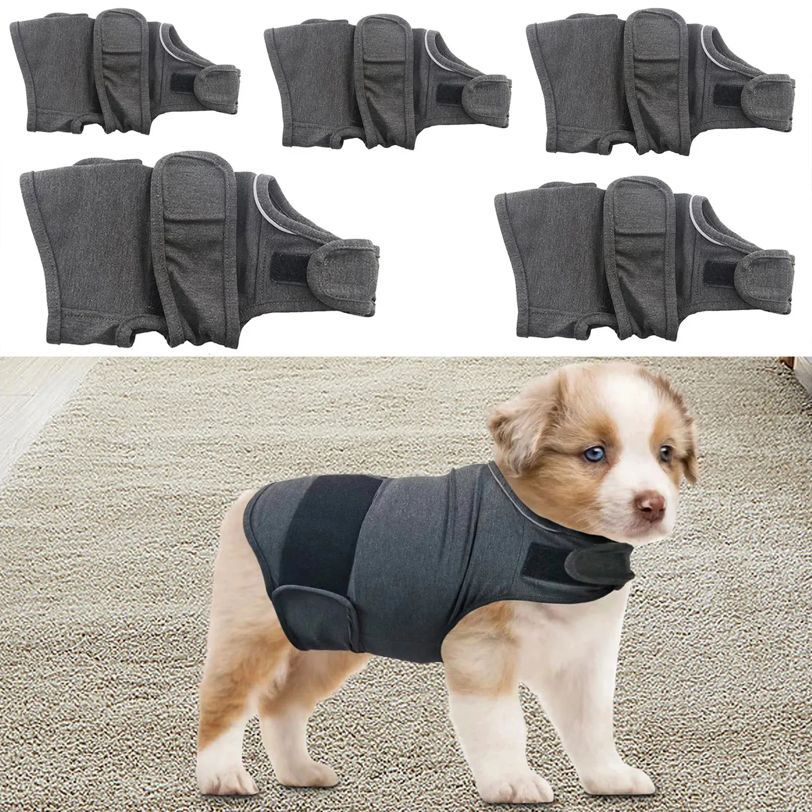 Dog Apparel Classic Anxiety Jacket Breathable Thunder Vest For Dogs Shirt Clothes Stress 231027