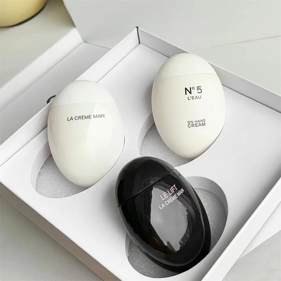 달걀 핸드 크림 스킨 케어 50ml*3 선물 세트 N5 Le Lift La 크림 메인 핸드 크림 무료 배