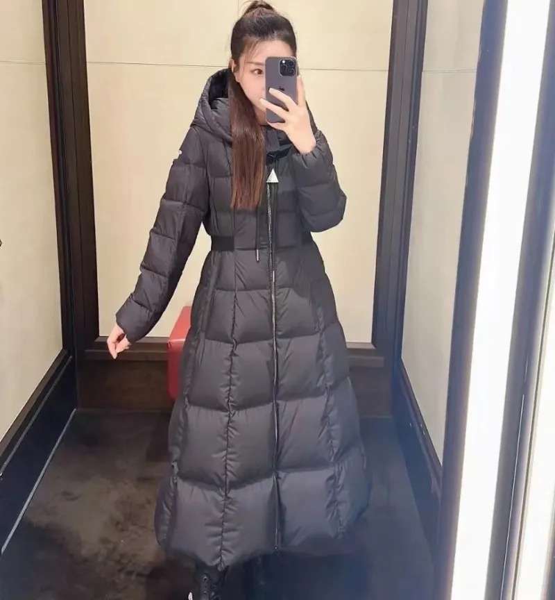 Manteau Femme Hiver Grande Taille - Parka Mi-longue à Capuche - Coton Coupe-vent - Tailles L à 5XL - Chic Et Chaud
