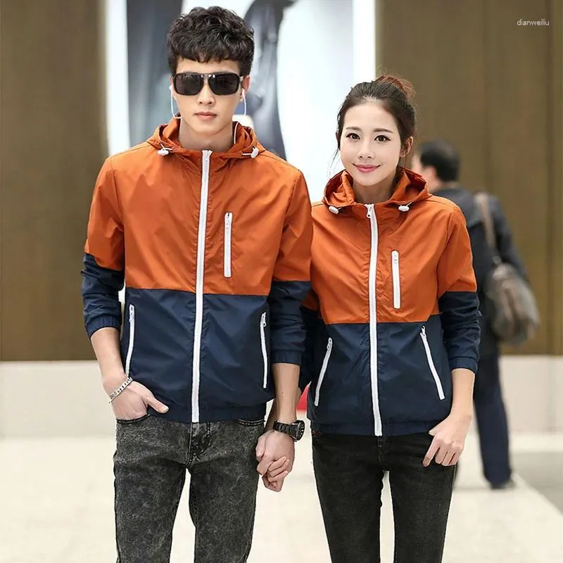 Hunting Jackets Men And Women Spring Sports Jacket Quick-drying Women's Hooded Outdoor Female Camping Climbing Thin Windbreaker