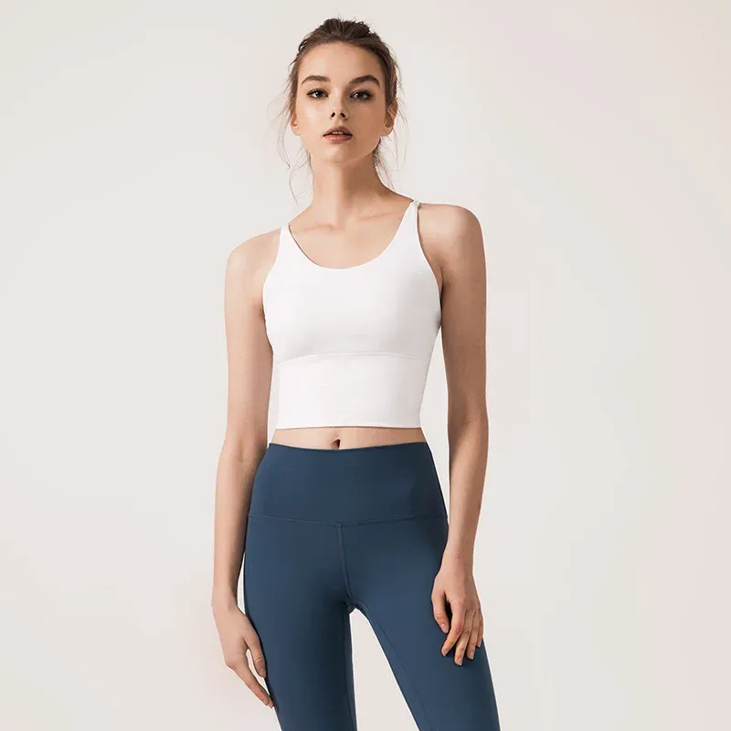 Yoga Basic Shockproof Running Sports Bra,Women's Sweat Absorbing Fitness Sports  Underwear
