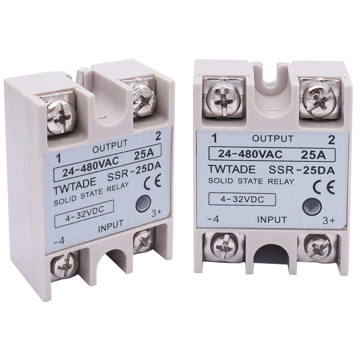 SSR-40DA ترحيل الحالة الصلبة مرحلة واحدة مرحلة الترحيل شبه الموصل إدخال 3-32V DC الإخراج 24-380V AC