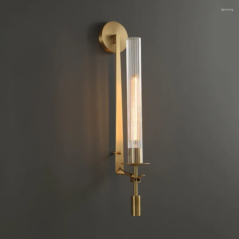 Vägglampa modern stil led rustik inomhusbelysning penteadeira camarim hem dekor glas sconces antika stilar