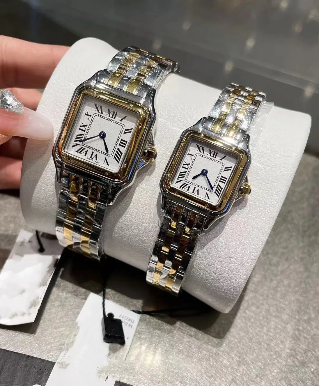 luxe horloge Panthere quartz uurwerk modehorloge dames elegant Horloges horloge Dames gouden horloges waterdicht horloge vrouw lichtgevende diamanten horloges