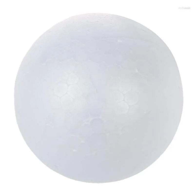 Christmas Decorations Big Deal 10 X 7cm Polystyrene Ball Sphere Ornament Decoration White