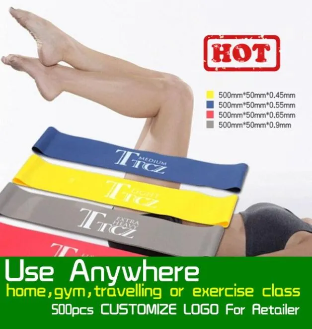 Tension Resistance Band Pilates Yoga Rubber Resistance Bands Fitness Loop rope Stretch Bands Crossfit Elastic Resistance Band Body7617006