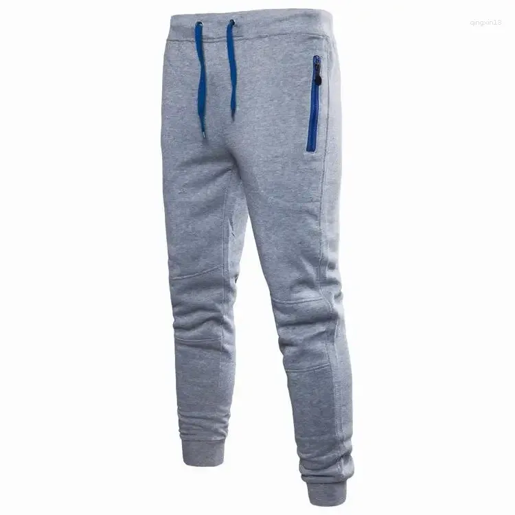 Pantalons pour hommes automne hiver hommes décontracté longs gris garçons pantalons hommes à lacets course Sport grande taille XXXL mode Jogger mâle