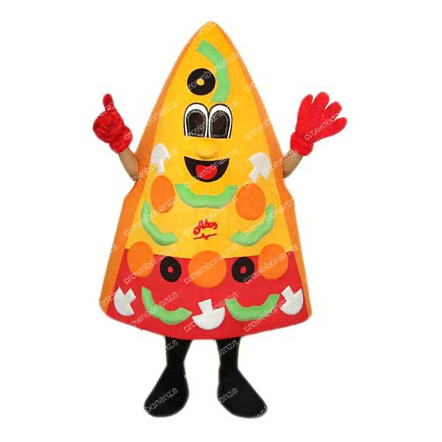 2024 Pizza Pizza Mascot Costume For Halloween And Outdoor Parties
