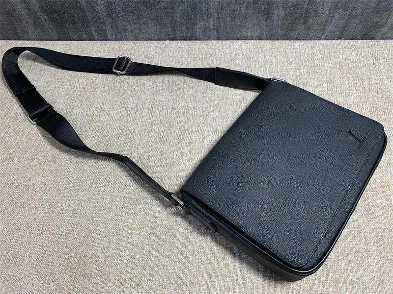 Hoogwaardige Nieuwe 2023 Beroemde Klassieke Designer Mode Mannen Lederen Messenger Bags Crossbody Tas School Boekentas Schoudertas