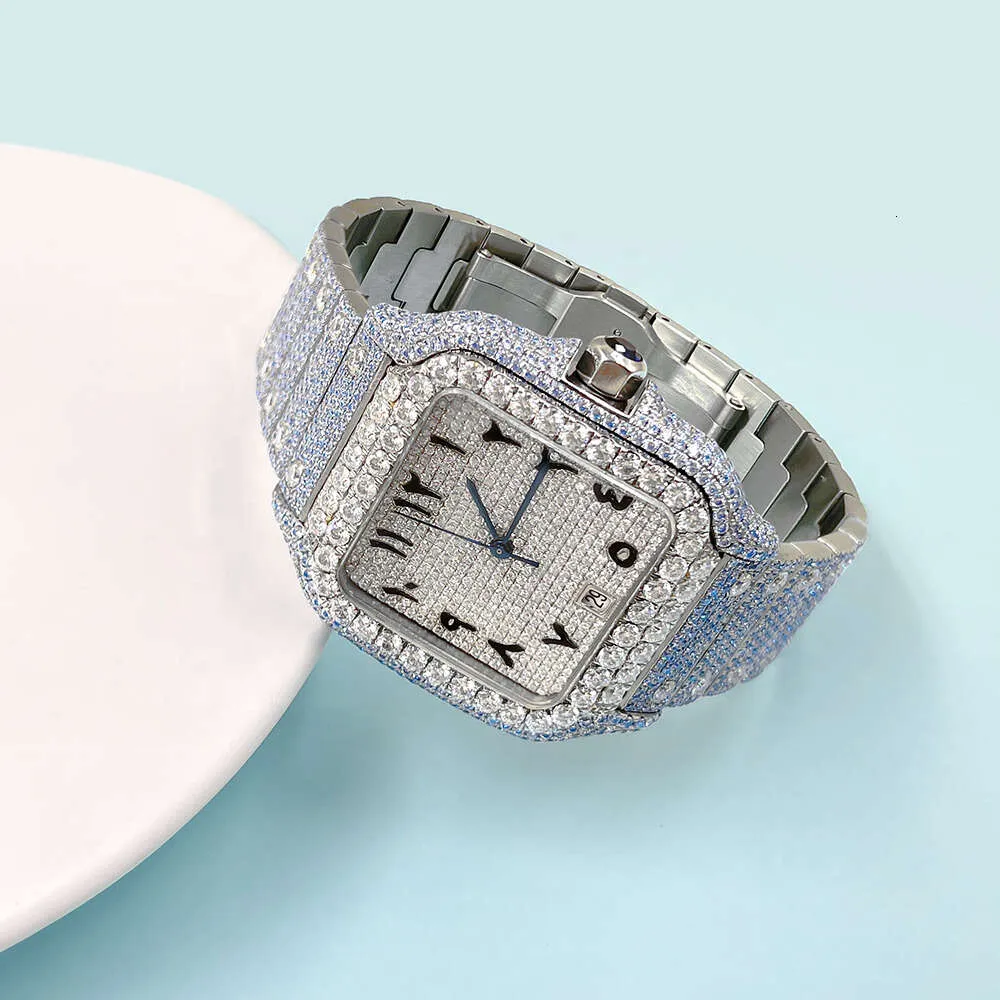 Luxury Moissanite Watch for Women - VVS D Gemstone  display picture 2